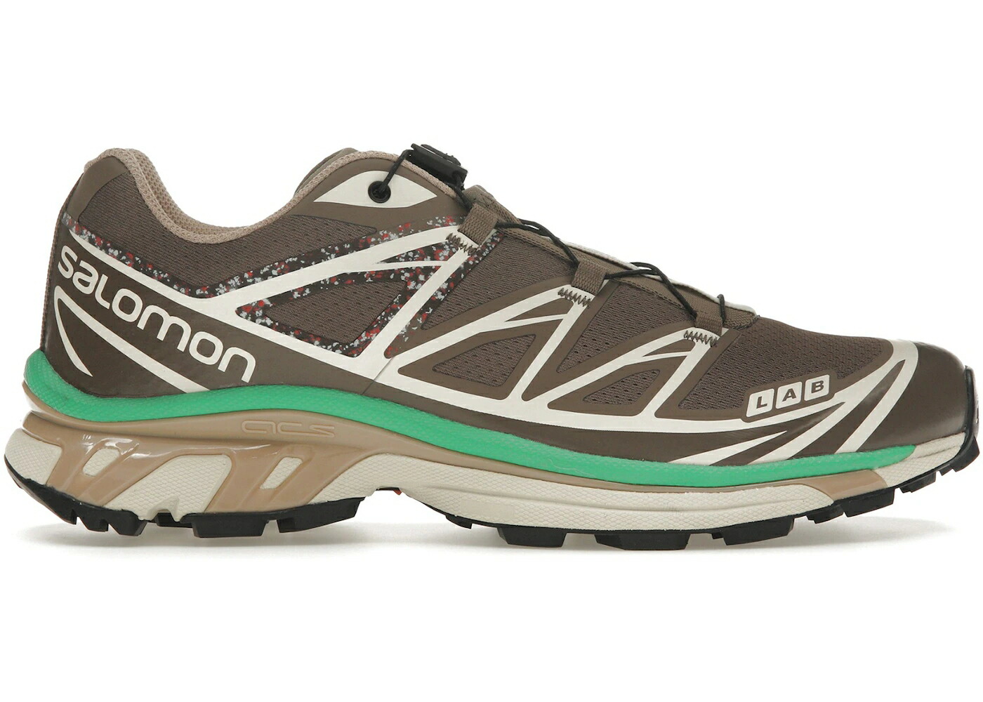 サロモン 緑 緑であること スニーカー メンズ SALOMON XT-6 MINDFUL / FALCON ALMOND MILK BRIGHT GREEN