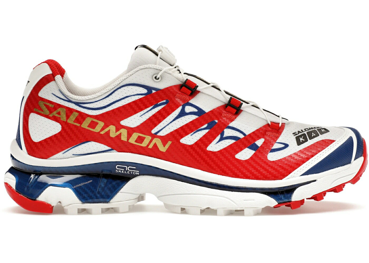 サロモン 白色 ホワイト ハイ 赤 レッド LART LAUTOMOBILE スニーカー メンズ SALOMON XT-4 OG KAR DE PORSCHE 911 GT1-98 / WHITE HIGH RISK RED SURF THE WEB