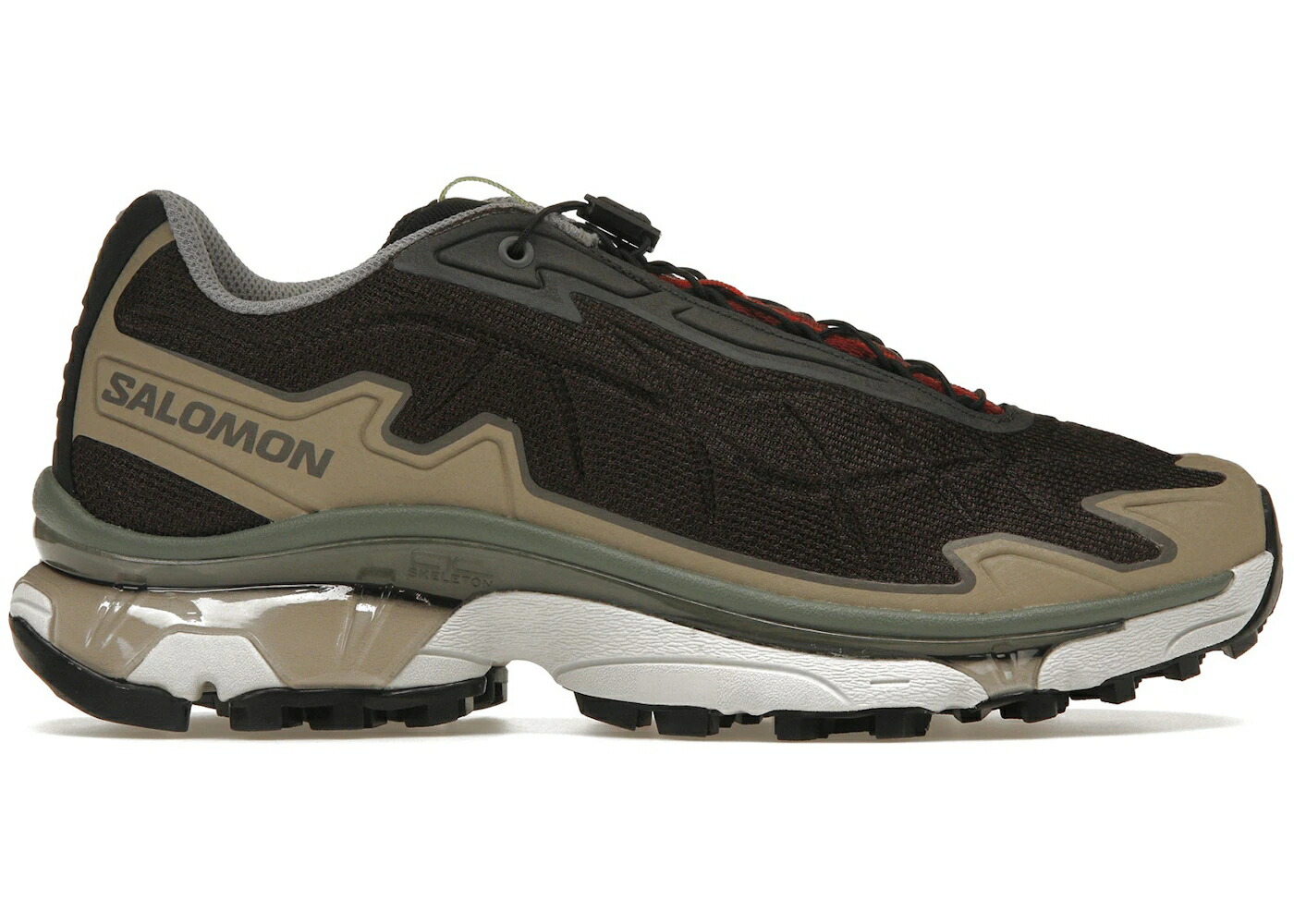 サロモン 黒色 ブラック 赤 レッド スニーカー メンズ SALOMON ADVANCED XT-SLATE WOOD / BLACK COFFEE BIKING RED QUIET