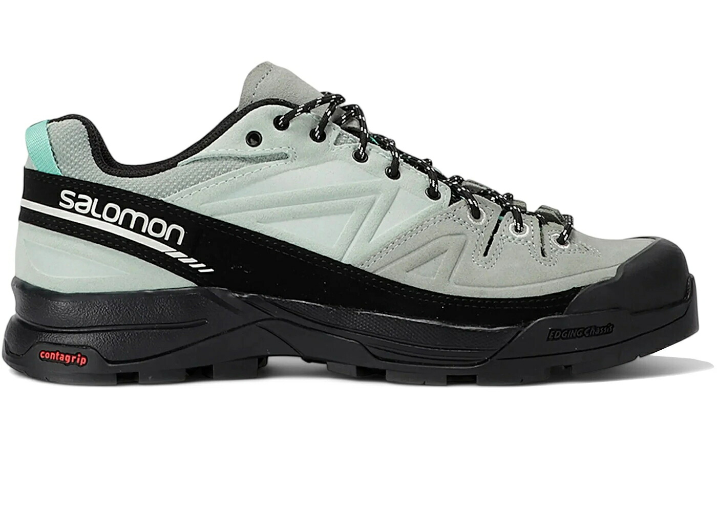 サロモン 緑 グリーン 黒色 ブラック スニーカー メンズ SALOMON X-ALP LTR GREEN MILIEU / BLACK GREEN MILIEU BAY