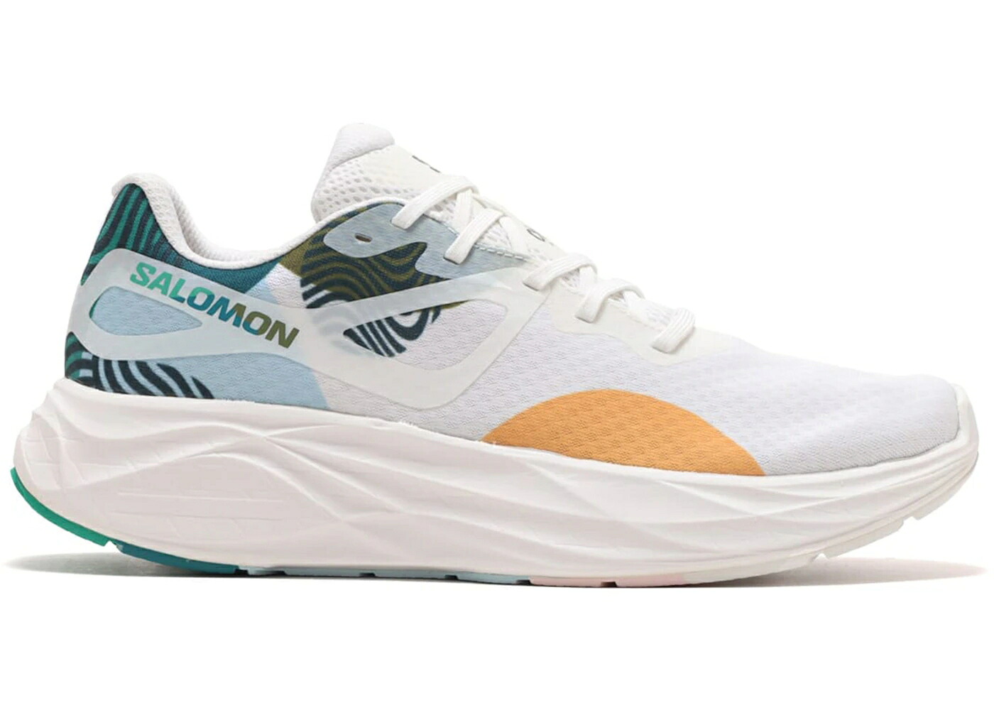 サロモン グライド 青色 ブルー スニーカー メンズ SALOMON ADVANCED AERO GLIDE CIELE / EMERALD CRYSTAL BLUE BLAZING