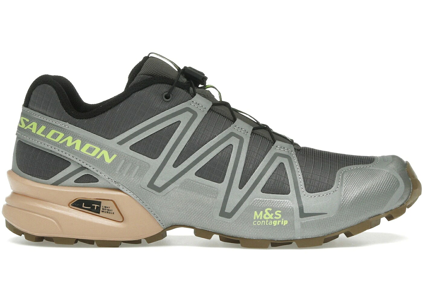 サロモン しろがね色 しろがね色 スニーカー メンズ SALOMON SPEEDCROSS 3 MOON PACK / CASTLEROCK FOOTWEAR SILVER