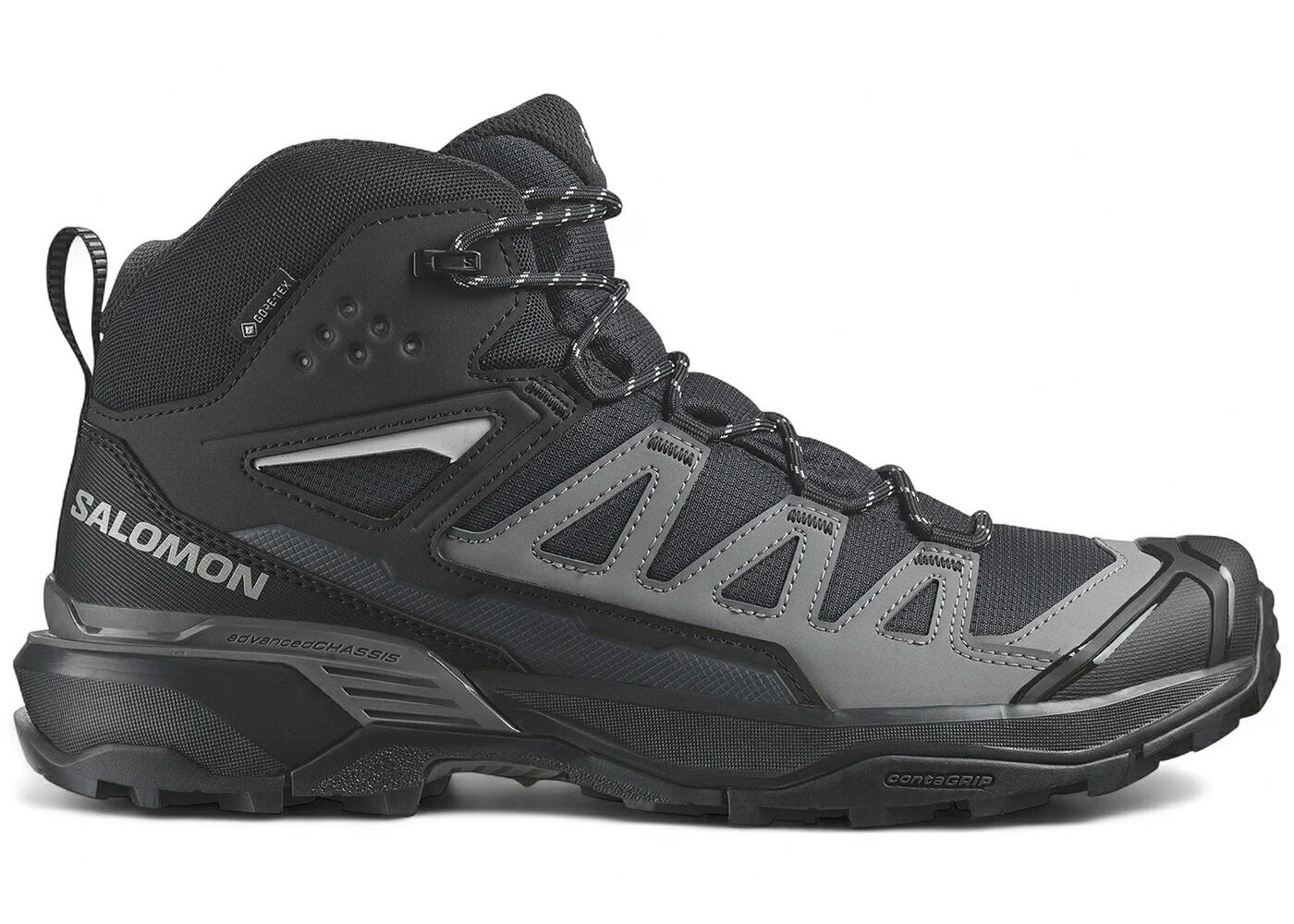 サロモン ウルトラ ミッド ゴアテックス 黒色 ブラック スニーカー メンズ SALOMON X ULTRA 360 MID GORE-TEX BLACK MAGNET PEWTER / BLACK MAGNET PEWTER