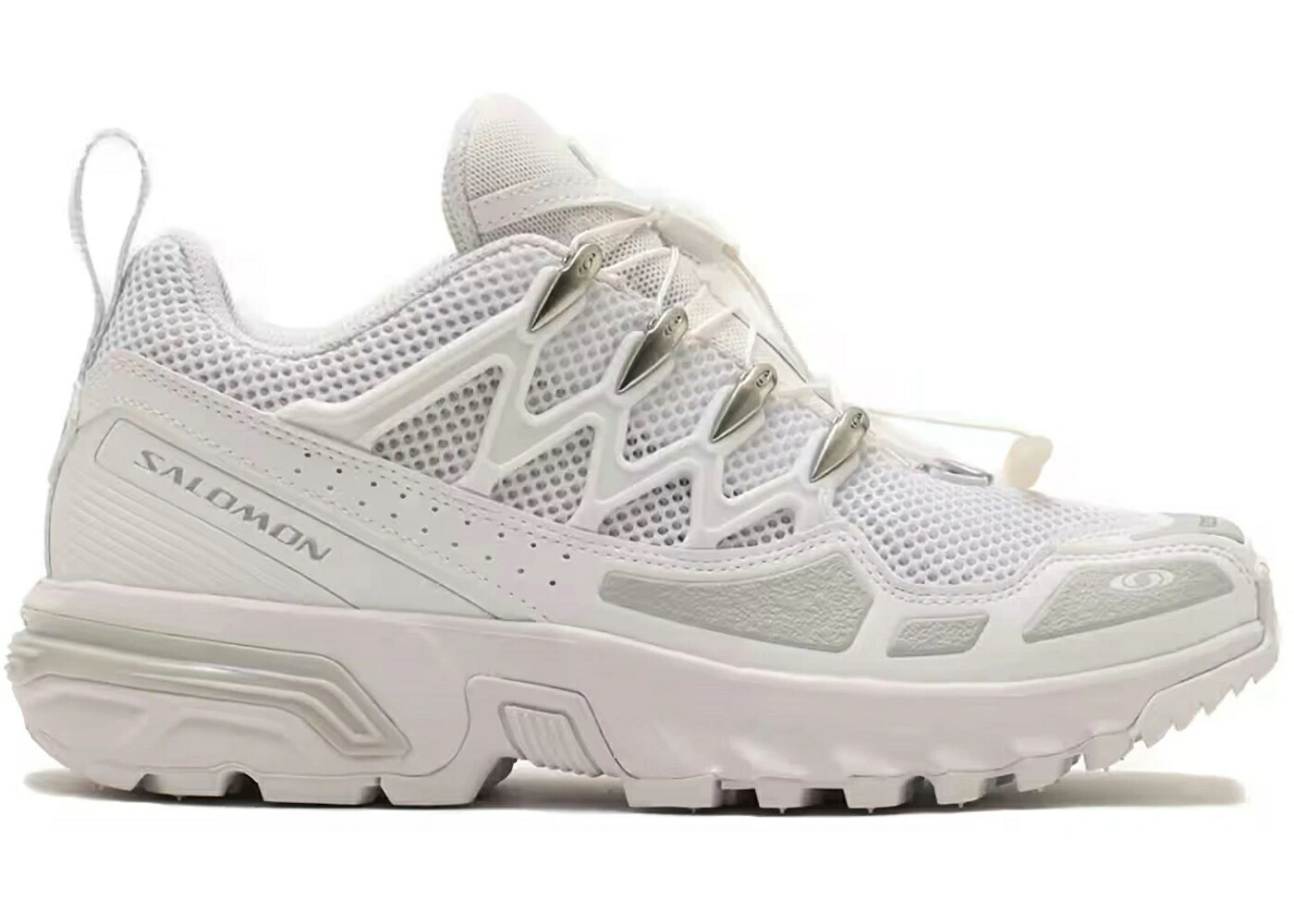 サロモン 白いこと 白いこと しろがね色 しろがね色 ACS+ スニーカー メンズ SALOMON OG WHITE FOOTWEAR SILVER / WHITE FOOTWEAR SILVER スニーカー-メンズ靴
