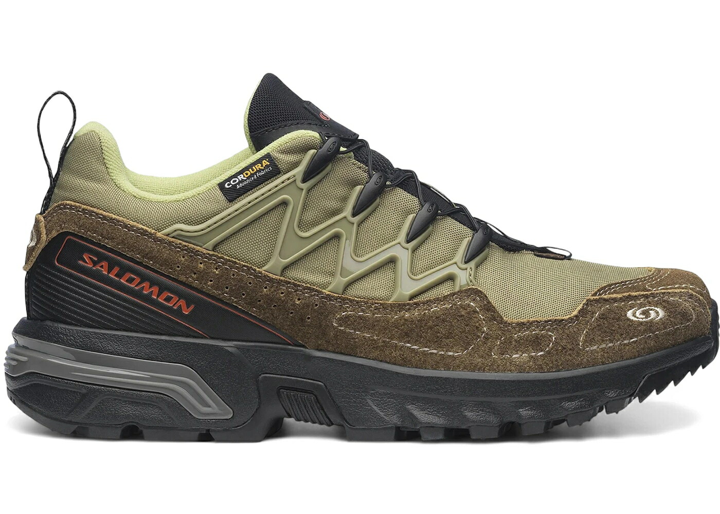 サロモン ACS+ スニーカー メンズ SALOMON ESCAPE ALOE DARK EARTH / ALOE DARK EARTH BURNT OCHRE