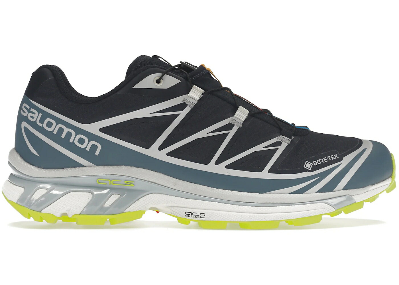 サロモン ゴアテックス ナイト スカイ 青色 ブルー ライム スニーカー メンズ SALOMON XT-6 GORE-TEX NIGHT SKY CHINA BLUE / NIGHT SKY CHINA BLUE ACID LIME