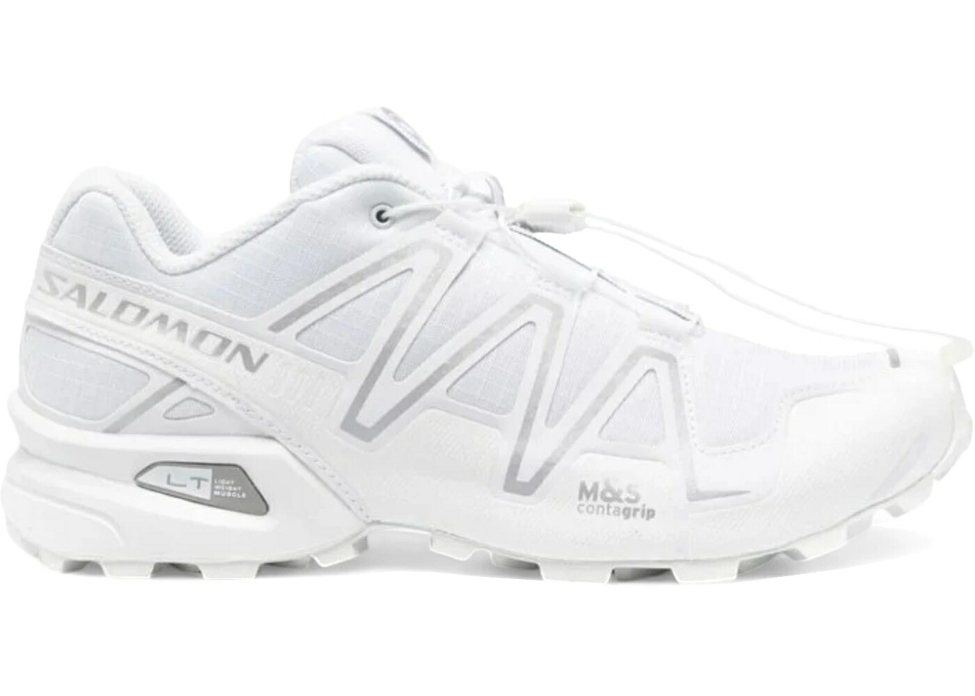 サロモン 白いこと 白いこと しろがね色 しろがね色 スニーカー メンズ SALOMON SPEEDCROSS 3 WHITE SILVER / WHITE SILVER WHITE