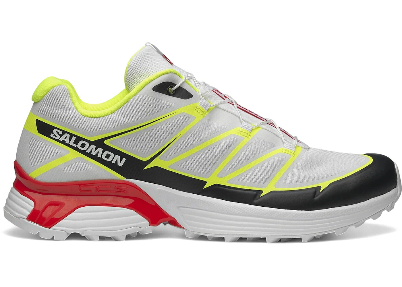 サロモン 白いこと 白いこと 黄味がかった 黄色 赤 赤いこと スニーカー メンズ SALOMON XT-PATHWAY 2 WHITE SAFETY YELLOW FIERY RED / WHITE SAFETY YELLOW FIERY RED