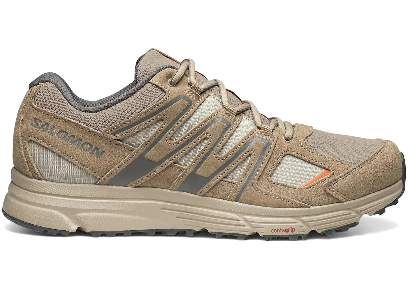 サロモン スエードクロス スウェード 薄墨色 シメント 自然的 スニーカー メンズ SALOMON X-MISSION 4 SUEDE CEMENT NATURAL / CEMENT NATURAL PLUM KITTEN