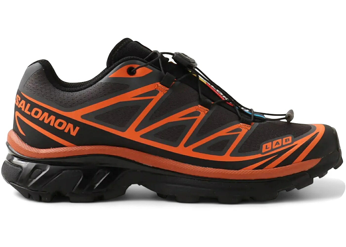 サロモン 黒いこと 黒いこと 赤 赤いこと 橙 オレンジ色 スニーカー メンズ SALOMON XT-6 ATMOS EXCLUSIVE KOI / ASPHALT BLACK RED ORANGE