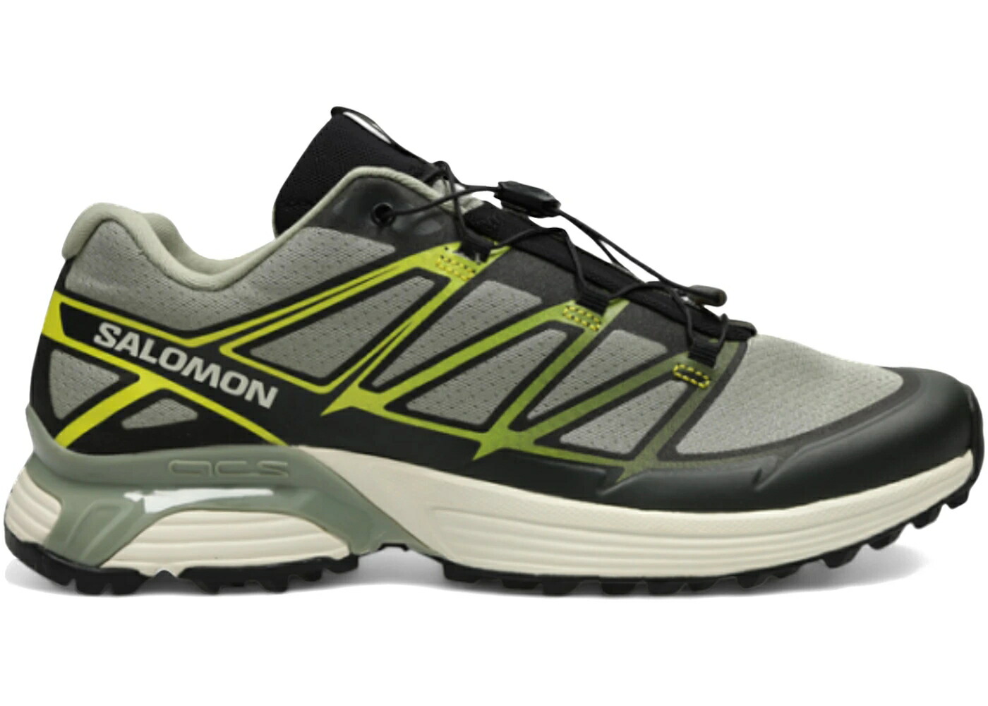 サロモン 黒色 ブラック 黄色 イエロー スニーカー メンズ SALOMON XT-PATHWAY 2 SEAGRASS / SEAGRASS BLACK BLAZING YELLOW