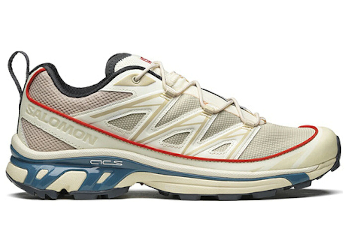 サロモン クリーム 青色 ブルー スニーカー メンズ SALOMON XT-6 EXPANSE ALMOND CREAM / ALMOND CREAM AEGEAN BLUE VANILLA｜スニケス
