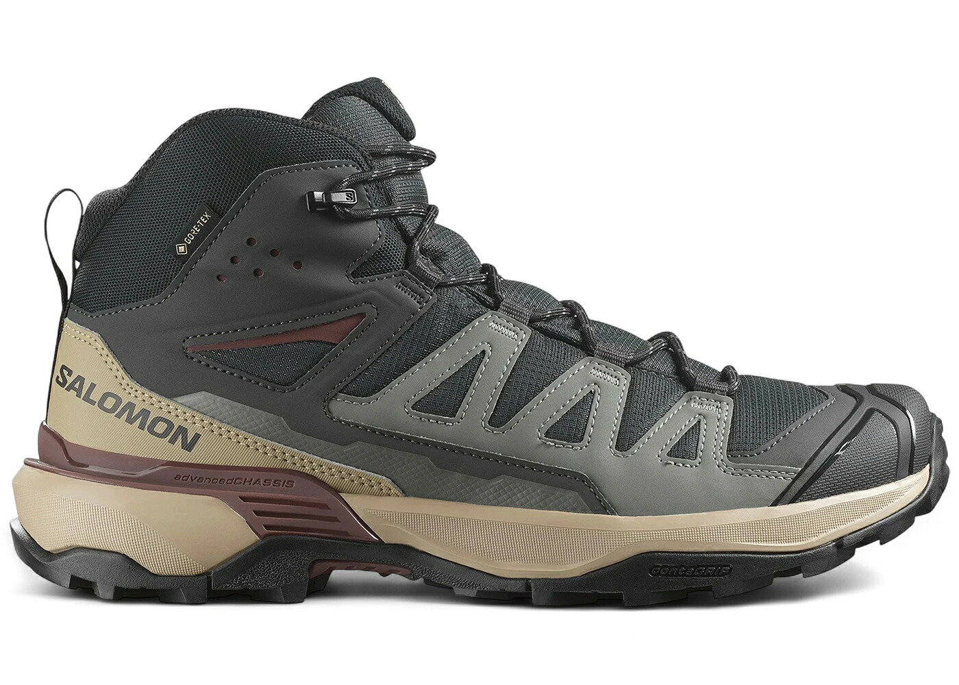 サロモン ウルトラ ミッド ゴアテックス スニーカー メンズ SALOMON X ULTRA 360 MID GORE-TEX PHANTOM DESERT TAN RUM RAISON / PHANTOM DESERT TAN RUM RAISIN