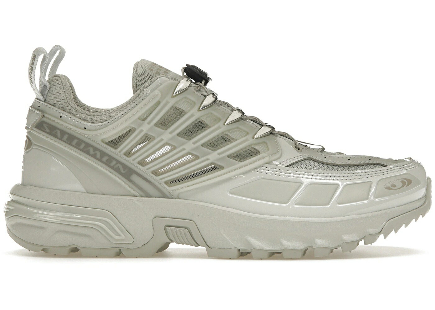 サロモン プロ 白色 ホワイト メタル 灰色 グレー スニーカー メンズ SALOMON ACS PRO ADVANCED MM6 MAISON MARGIELA WHITE / METAL GHOST GREY METAL