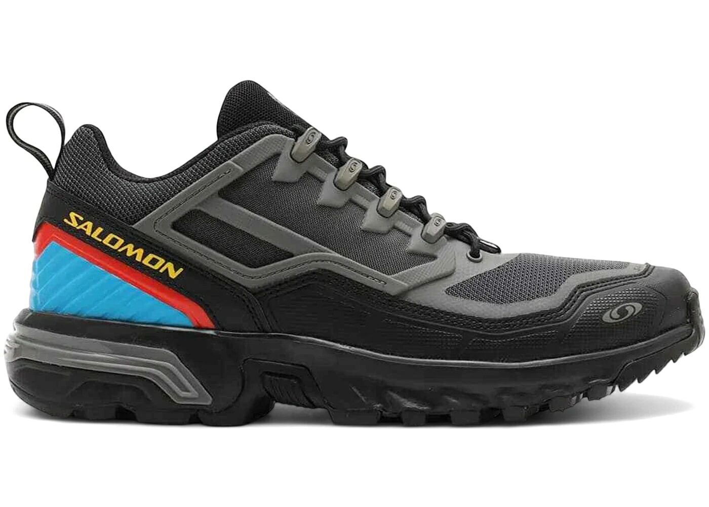 サロモン 黒色 ブラック 赤 レッド ACS+ スニーカー メンズ SALOMON FT BLACK PEWTER / BLACK PEWTER FIERY RED