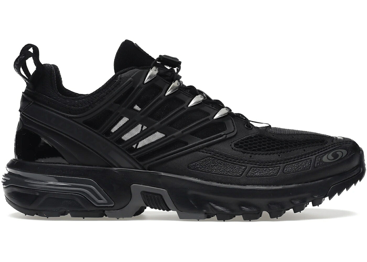 サロモン 労働者階級 黒いこと 黒いこと スニーカー ユニ一発やる SALOMON ACS PRO BLACK / BLACK BLACK BLACK メンズ