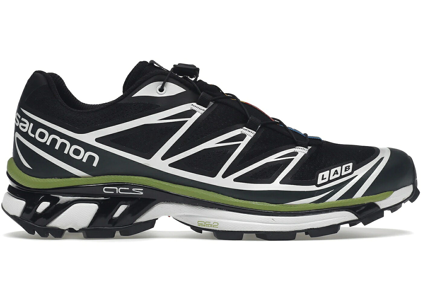 サロモン 黒いこと 黒いこと 緑 緑であること 菩提樹 スニーカー ユニ一発やる SALOMON XT-6 BLACK GREEN LIME / SCARAB BLACK EPSOM メンズ