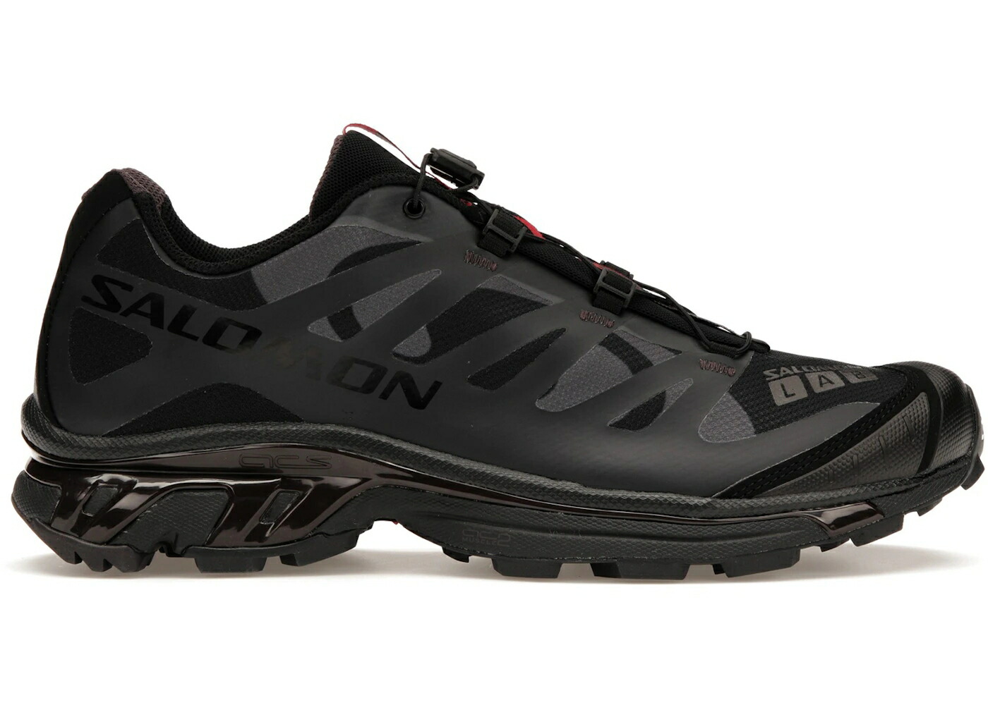 サロモン ジャム 黒色 ブラック 灰色 グレー 白色 ホワイト スニーカー ユニセックス SALOMON XT-4 SLAM JAM BLACK / BLACK GREY WHITE メンズ