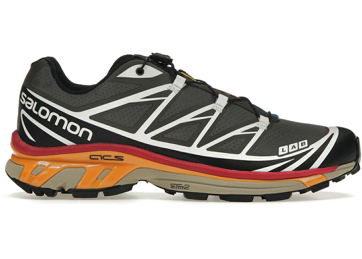 サロモン 橙 オレンジ 黒色 ブラック スニーカー ユニセックス SALOMON XT-6 RECUT BELUGA RUSSET ORANGE / BELUGA BLACK RUSSET ORANGE メンズ