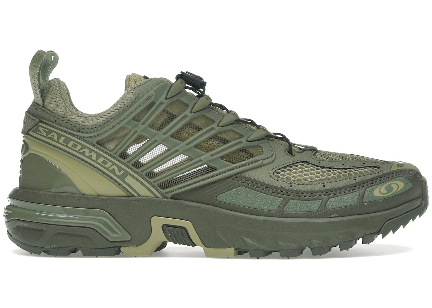 サロモン 労働者階級 ディープ 緑 緑であること 薄墨色 薄墨色 スニーカー メンズ SALOMON ACS PRO ADVANCED DEEP LICHEN GREEN / GREY GREEN DEEP LICHEN GREEN