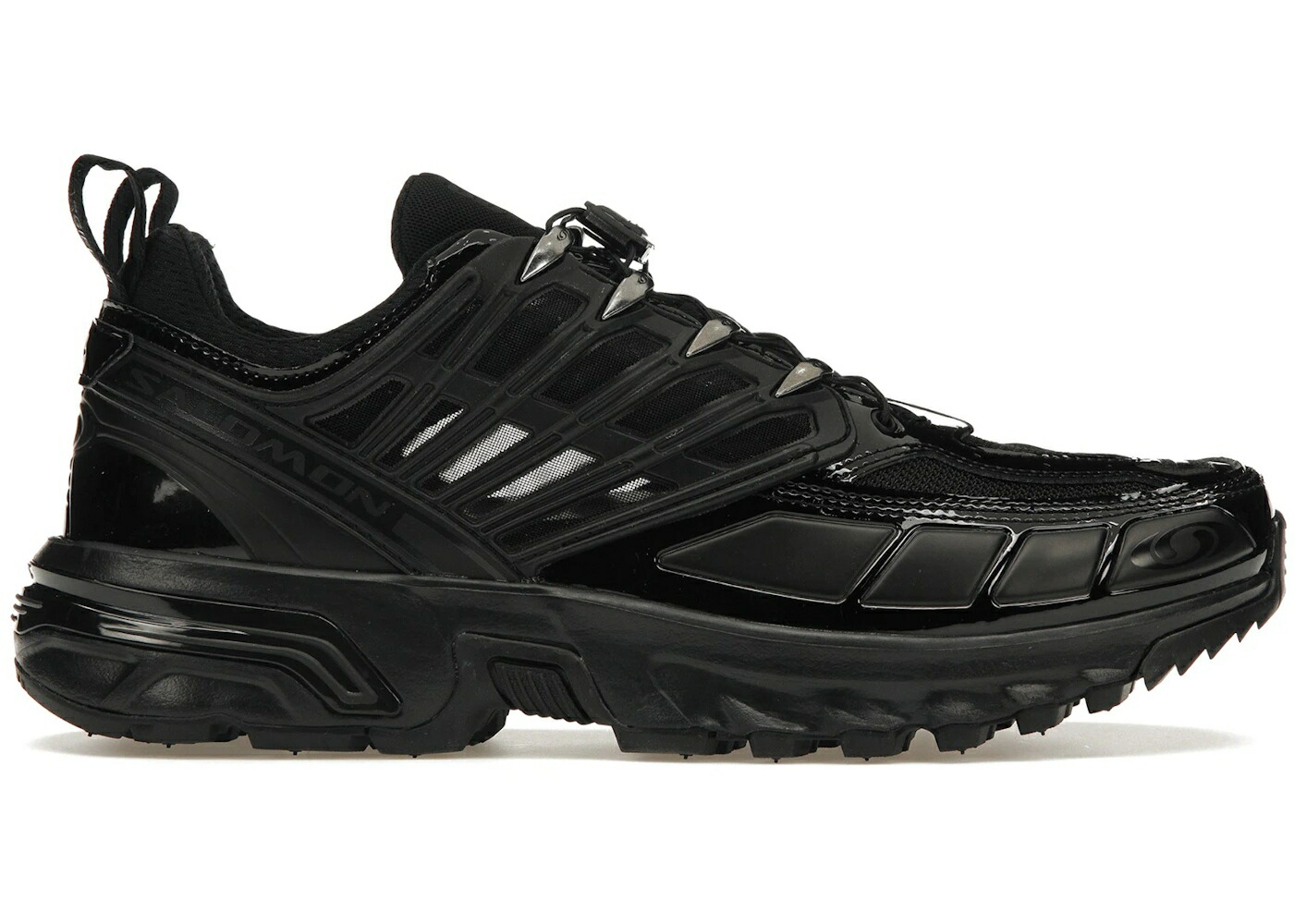 サロモン プロ 黒色 ブラック スニーカー メンズ SALOMON ACS PRO ADVANCED MM6 MAISON MARGIELA BLACK / BLACK QUIET SHADE BLACK|スニケス