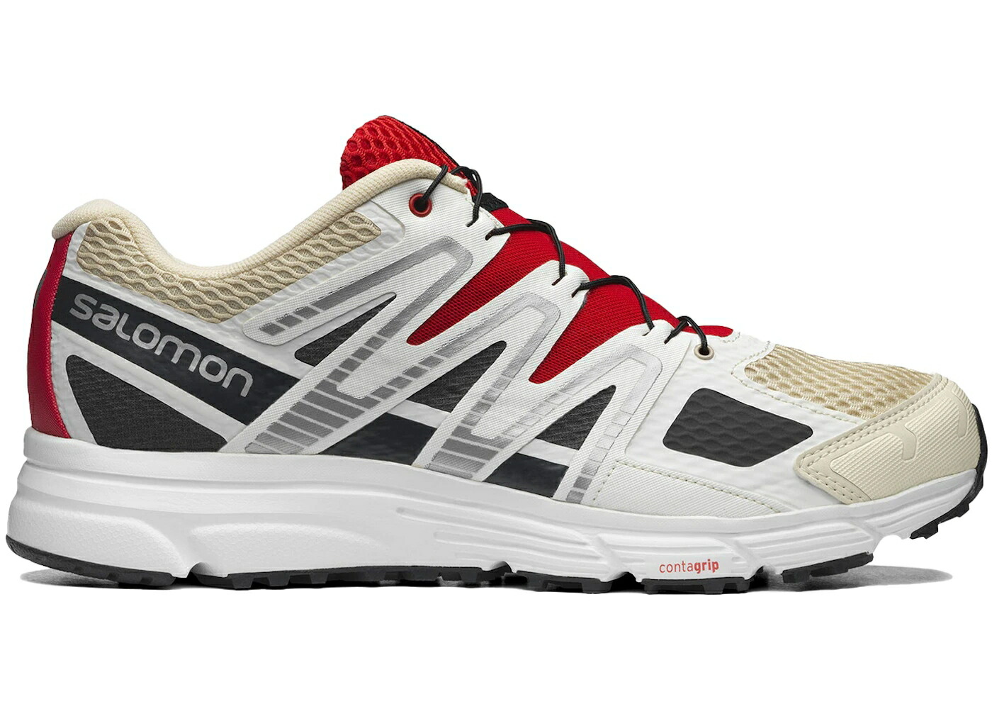サロモン ベージュ スニーカー ユニセックス SALOMON X-MISSION 4 VANILLA ICE BEIGE GOJI BERRY / VANILLA ICE EBONY GOJI BERRY メンズ