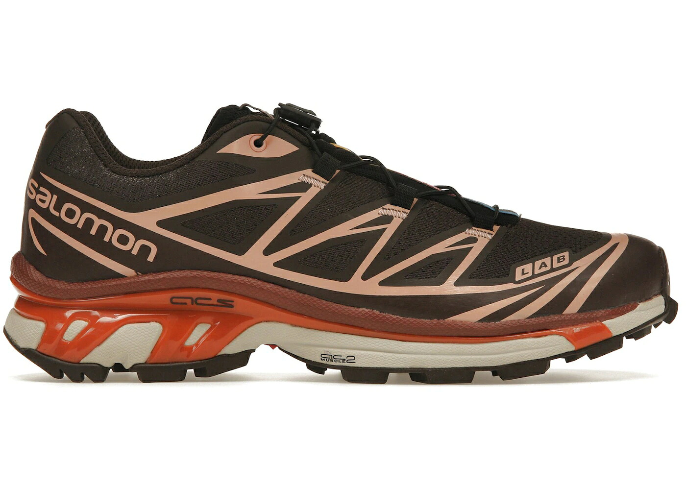 サロモン スニーカー ユニ一発やる SALOMON XT-6 DELICIOSO CHOCOLATE FONDANT PEACH / DELICIOSO CHOCOLATE FONDANT メンズ メンズ靴-スニーカー