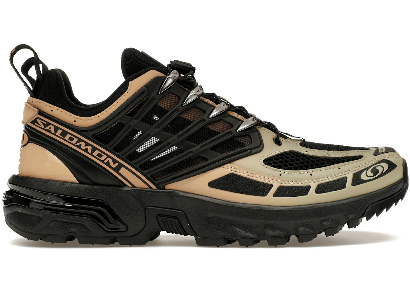 サロモン プロ 黒色 ブラック スニーカー メンズ SALOMON ACS PRO CHROMATIC SOFT CLAY / BLACK SOFT CLAY ALFALFA