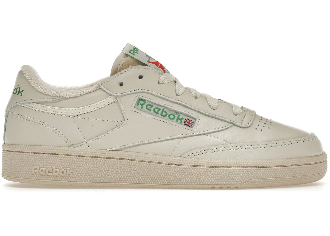 リーボック 野球クラブ ビンテージ ヴィンテージ 緑 緑であること 白いこと 白いこと スニーカー メンズ REEBOK CLUB C 85 VINTAGE CHALK GLEN GREEN / CHALK PAPER WHITE GLEN GREEN