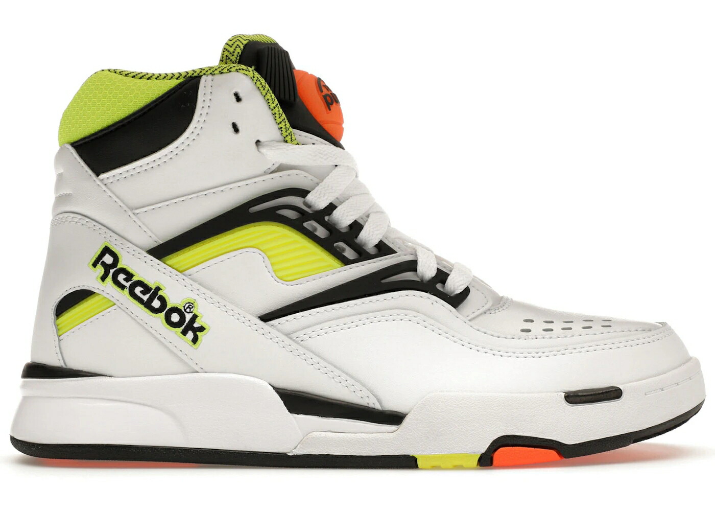 リーボック ポンプ 白色 ホワイト 黄色 イエロー コア 黒色 ブラック スニーカー メンズ REEBOK PUMP TZ WHITE SOLAR ACID YELLOW (2023) / WHITE CORE BLACK SOLAR ACID