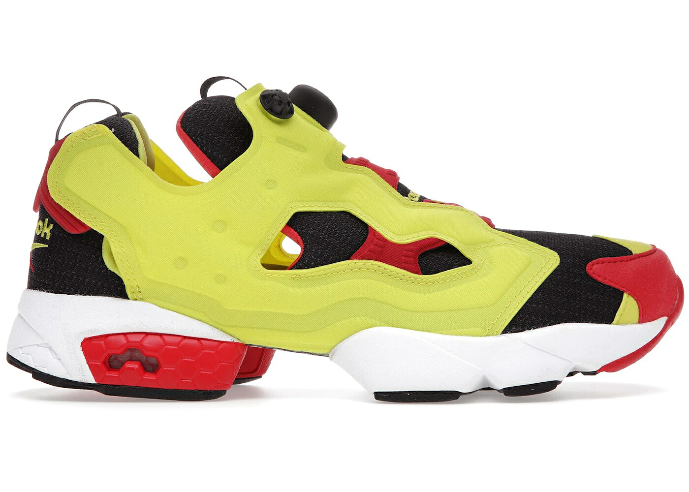 リーボック 黒色 ブラック 緑 グリーン 赤 レッド インスタポンプフューリー スニーカー メンズ REEBOK INSTAPUMP FURY CITRON (2019) / BLACK HYPER GREEN REEBOK RED