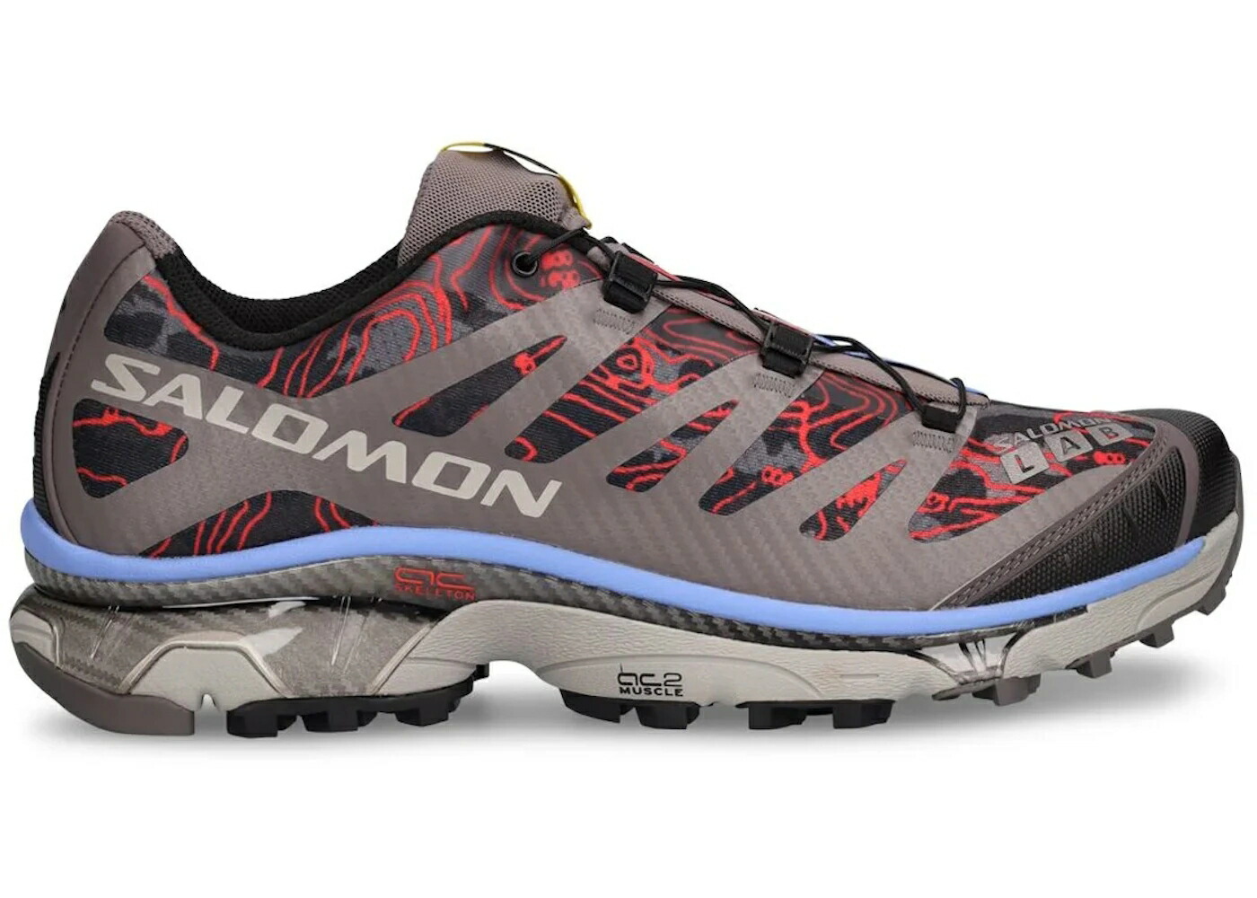 サロモン 黒いこと 黒いこと 青碧 青色 スニーカー メンズ SALOMON XT-4 OG PLUM KITTEN TOPOGRAPHY / BLACK PLUM KITTEN BLUE BONNET 靴-メンズ靴