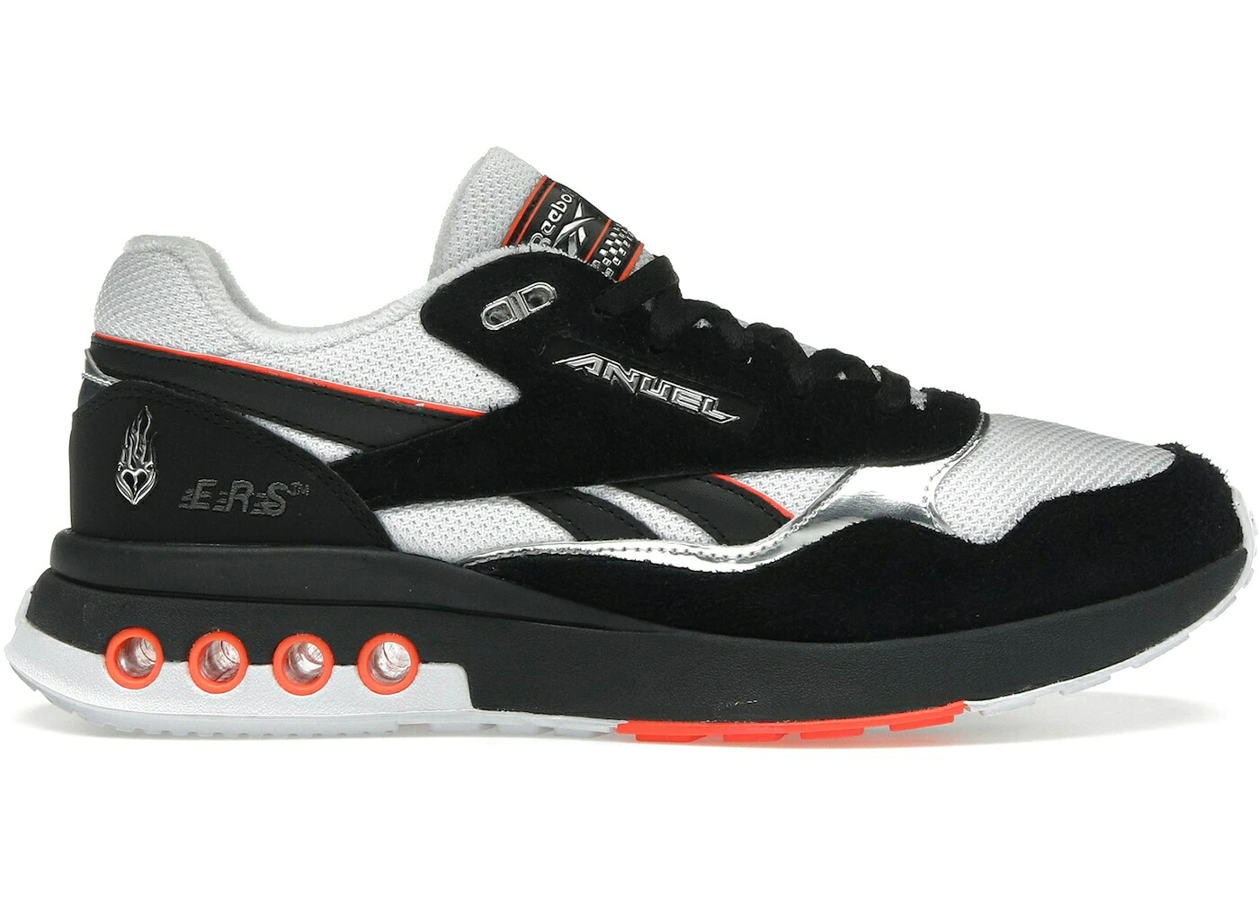 リーボック 黒いこと 黒いこと 白いこと 白いこと スニーカー メンズ REEBOK ERS WORLD ANUEL AA / BLACK WHITE CHROME