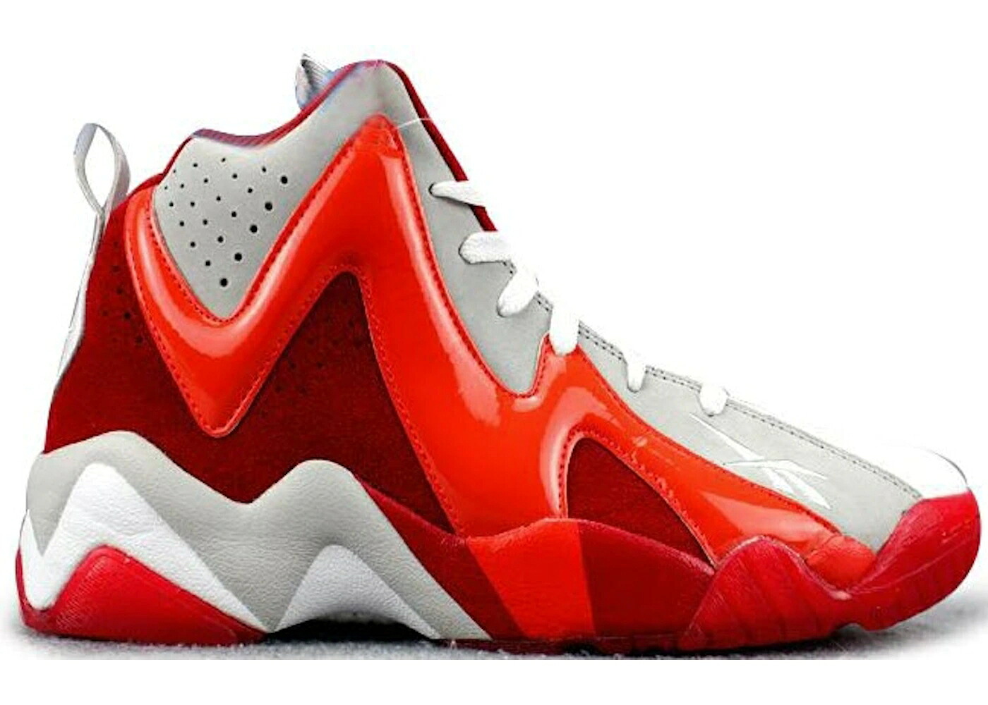 リーボック カミカゼ クリスマス 白色 ホワイト 銀色 スチール 灰色 グレー 赤 レッド スニーカー メンズ REEBOK KAMIKAZE II GHOST OF CHRISTMAS PAST / WHITE STEEL GREY RED|スニケス