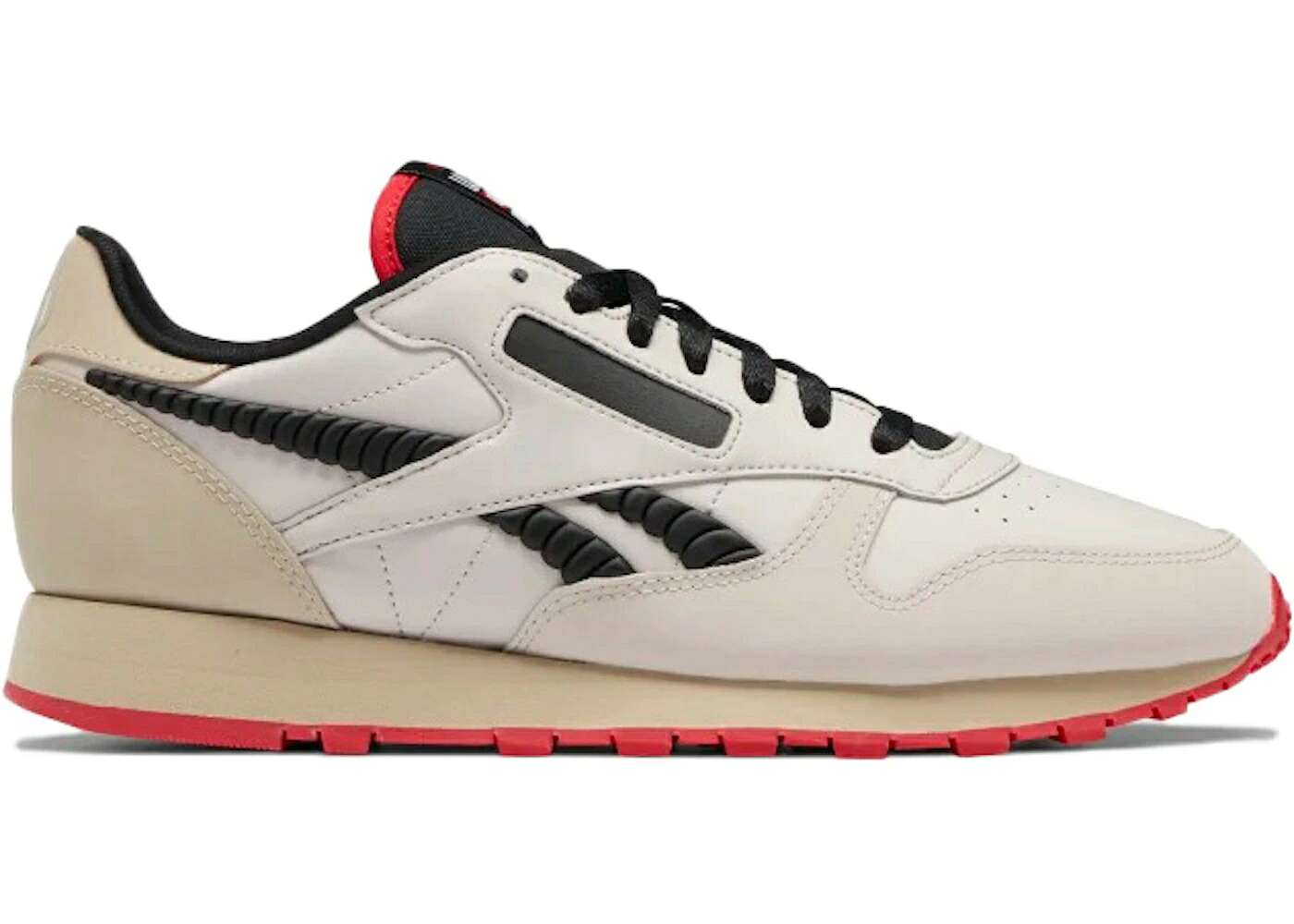 リーボック クラシック レザー 白色 ホワイト 赤 レッド スニーカー メンズ REEBOK CLASSIC LEATHER CASA DEL PAPEL MONEY HEIST / MOON WHITE PEBBLE VECTOR RED