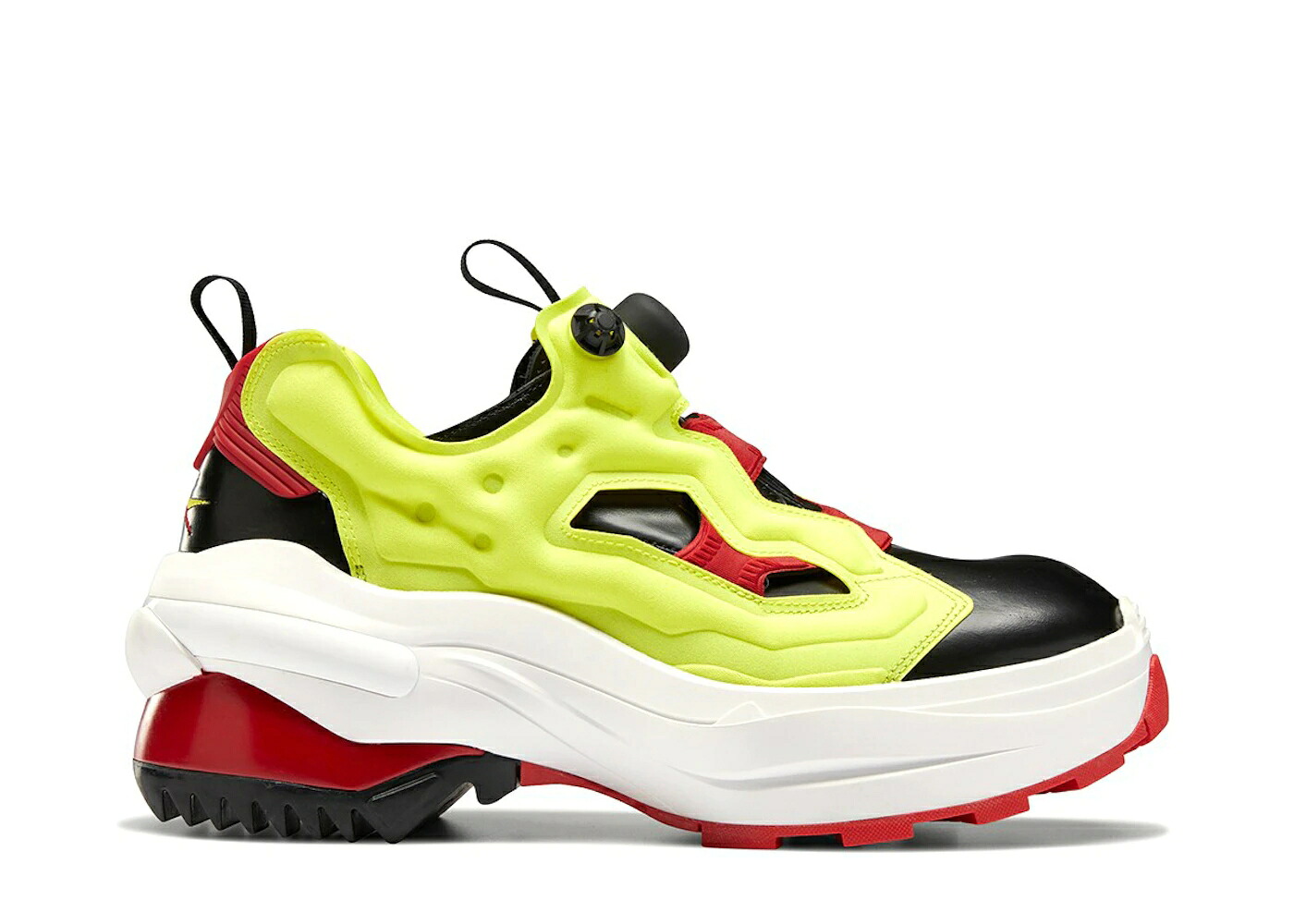 リーボック オックスフォード 黒いこと 黒いこと 赤 赤いこと インスタポンプフューリー スニーカー メンズ REEBOK TABI INSTAPUMP FURY OXFORD MAISON MARGIELA CITRON / BLACK BLACK VECTOR RED 靴-メンズ靴