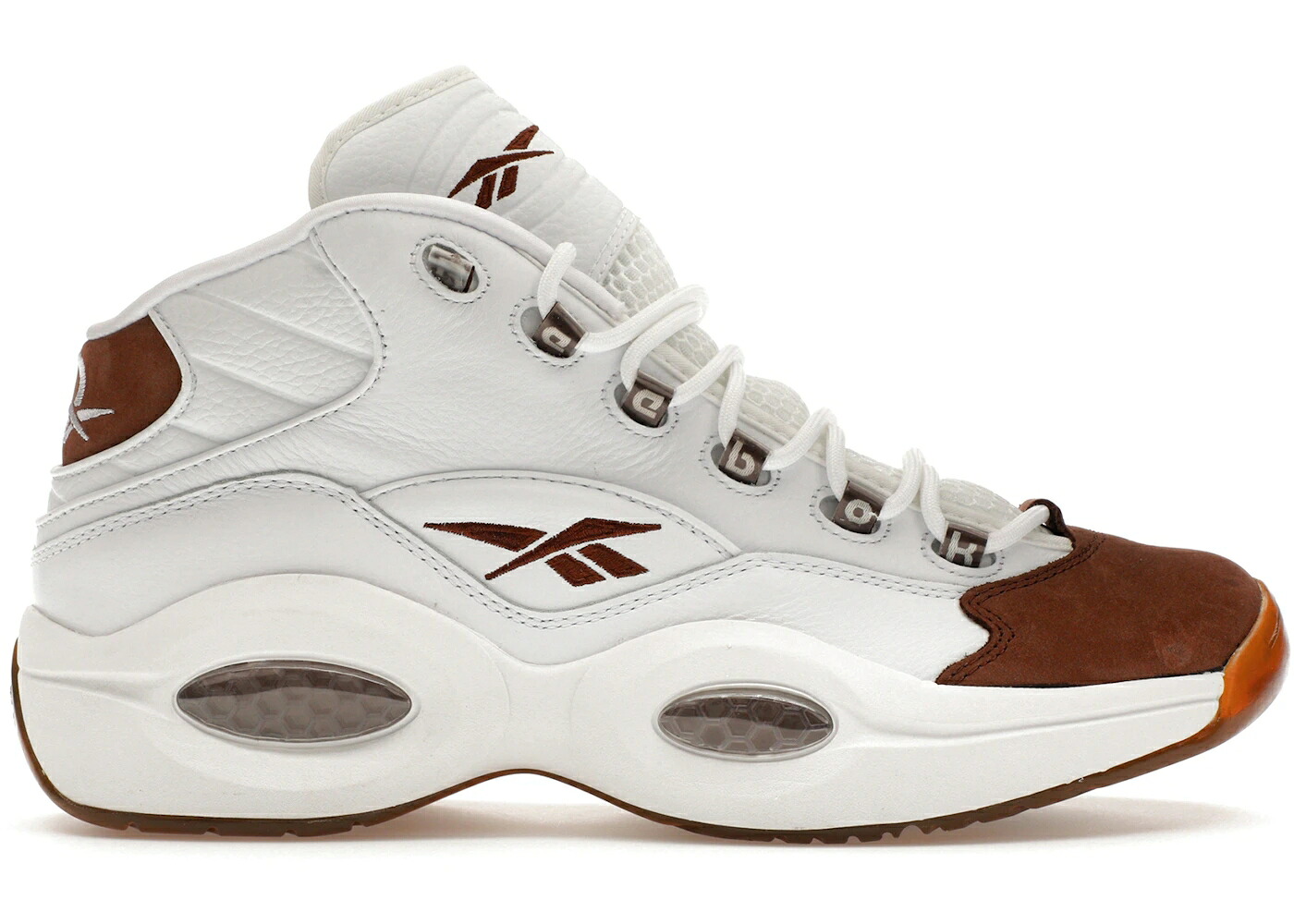 リーボック 問い合わせ ミッド 白いこと 白いこと クエスチョンミッド スニーカー メンズ REEBOK QUESTION MID MOCHA TOE / FOOTWEAR WHITE FOOTWEAR WHITE