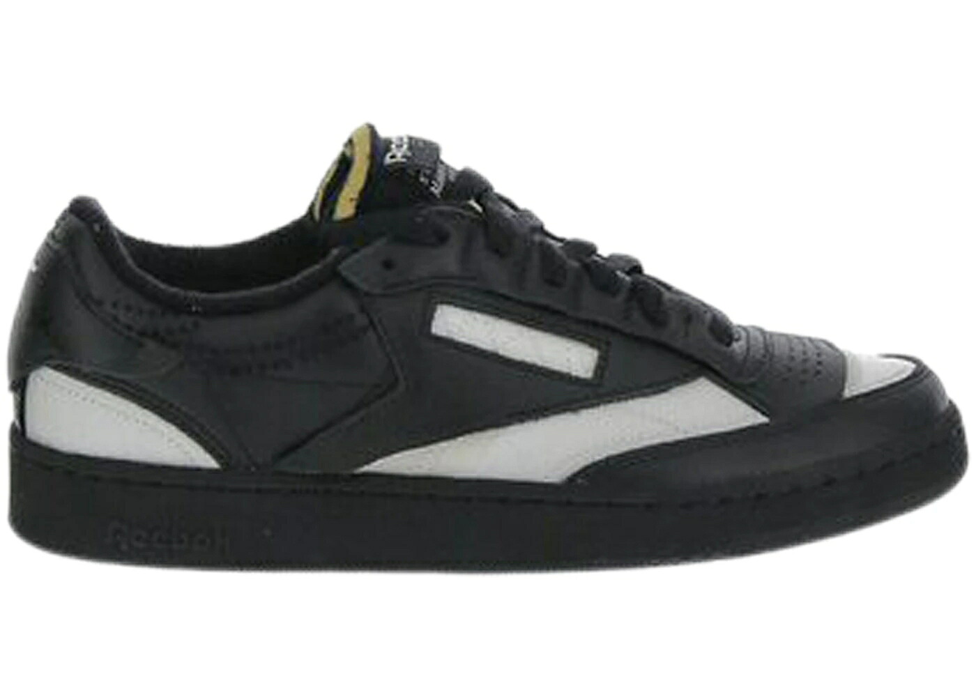 リーボック クラブ 黒色 ブラック 白色 ホワイト 'MEMORY OF' スニーカー メンズ REEBOK CLUB C RE-CO MAISON MARGIELA BLACK / BLACK WHITE｜スニケス