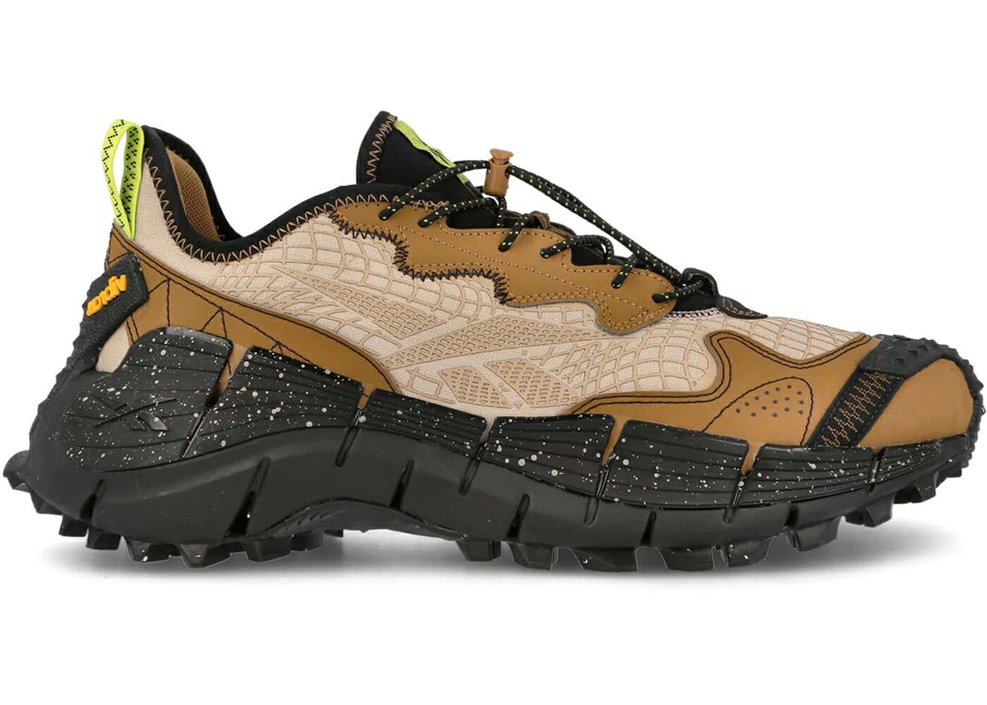 リーボック ジグ モダン ベージュ コア 黒色 ブラック スニーカー メンズ REEBOK ZIG KINETICA II EDGE MODERN BEIGE SEPIA / MODERN BEIGE SEPIA CORE BLACK|スニケス