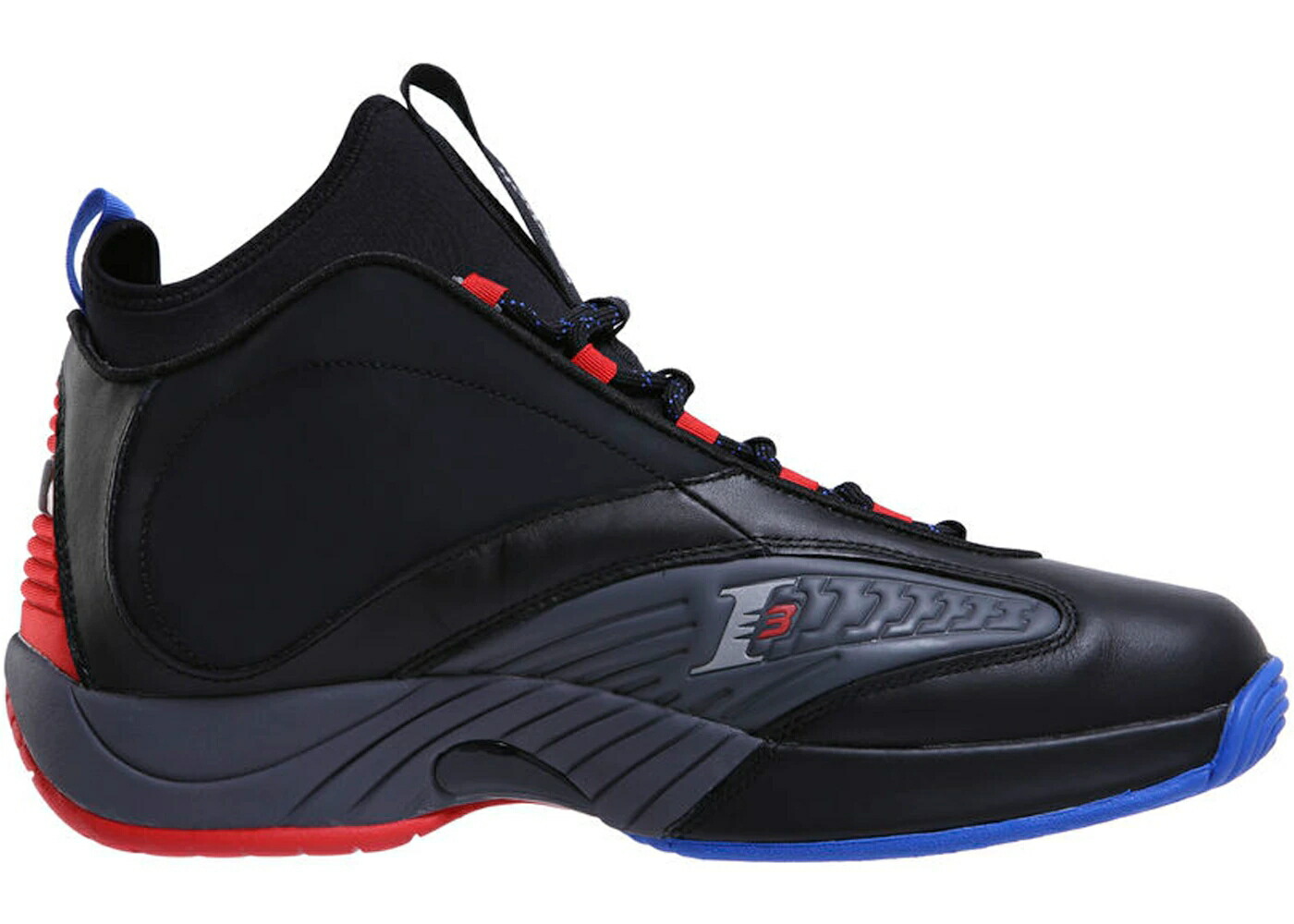 リーボック 黒色 ブラック 灰色 グレー 赤 レッド 4.5 スニーカー メンズ REEBOK ANSWER BLACK GREY RED / BLACK ASH GREY PRIMAL RED