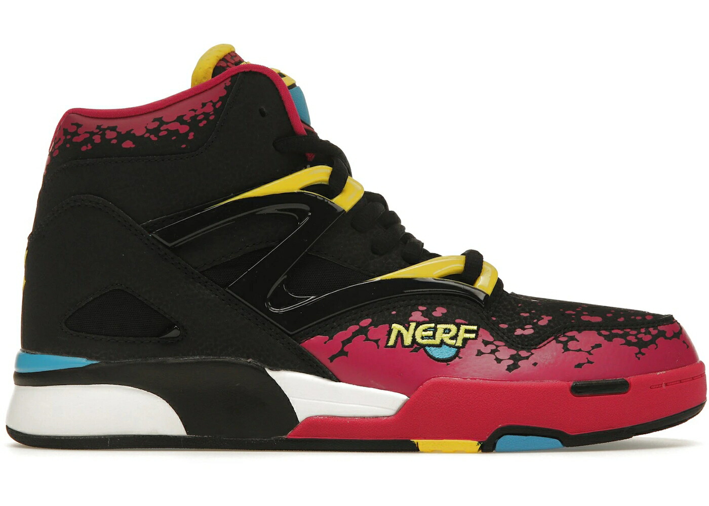 リーボック ポンプ ゾーン 黒色 ブラック ピンク スニーカー メンズ REEBOK PUMP OMNI ZONE II NERF LIGHT JAMMER BLACK / BLACK BRILLIANT PINK BRIGHT