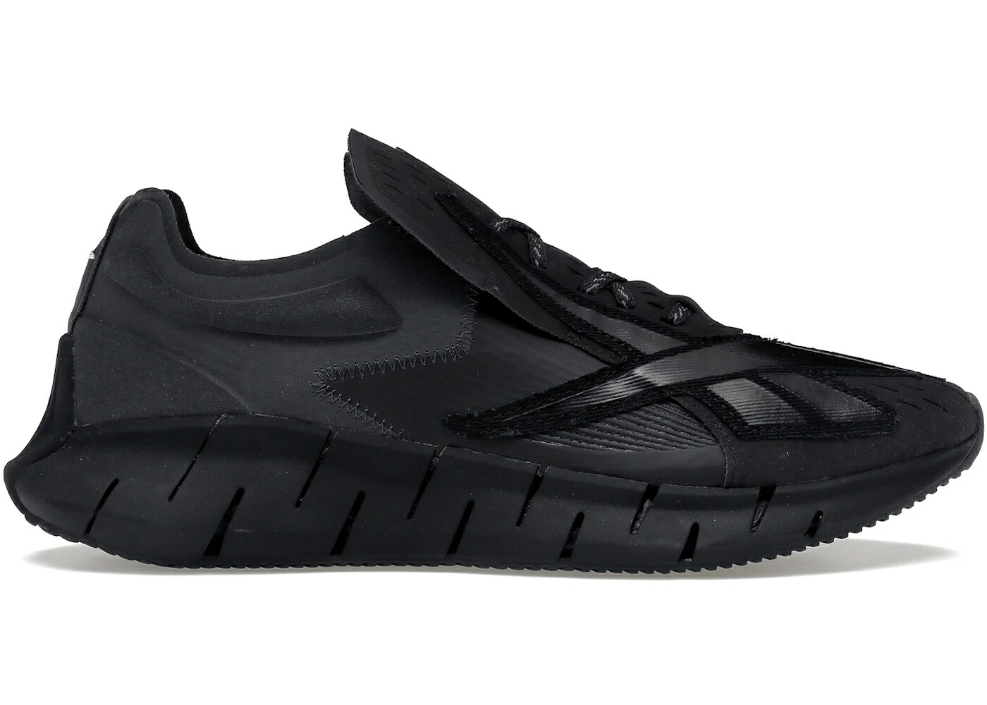 リーボック ジグ 黒色 ブラック スニーカー メンズ REEBOK ZIG 3D STORM MAISON MARGIELA MEMORY OF BLACK / BLACK BLACK BLACK