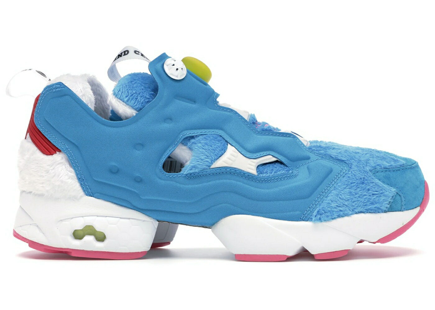 リーボック スニーカー 運動靴 青色 ブルー 白色 ホワイト インスティンクト インスタポンプフューリー スニーカー メンズ REEBOK INSTAPUMP FURY PACKER SHOES X ATMOS DORAEMON / FAROUT BLUE WHITE INSTINCT BLU