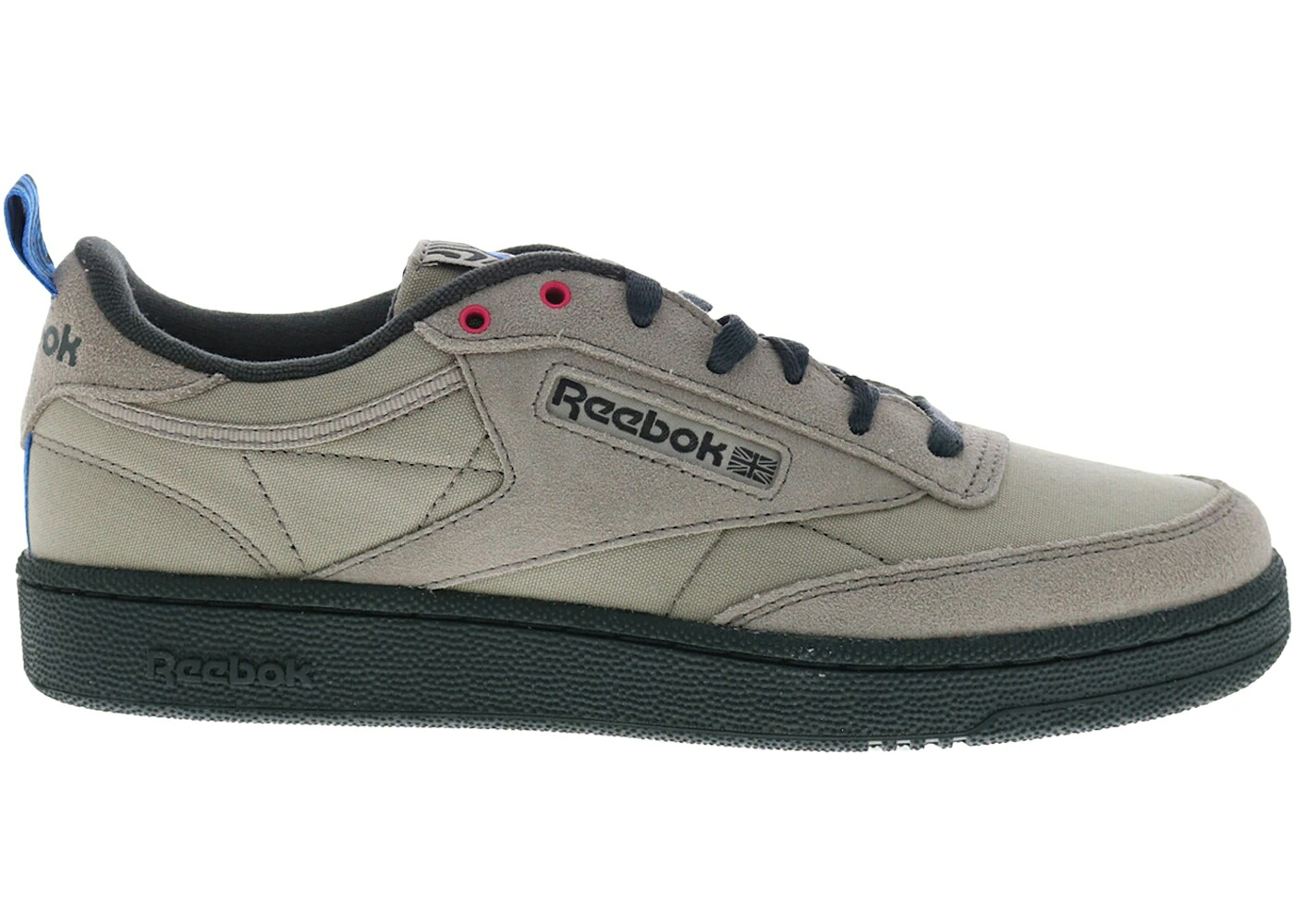 リーボック 野球クラブ 薄墨色 薄墨色 青碧 青碧 スニーカー メンズ REEBOK CLUB C 85 ASH GREY / ASH GREY BOUNDLESS BLUE