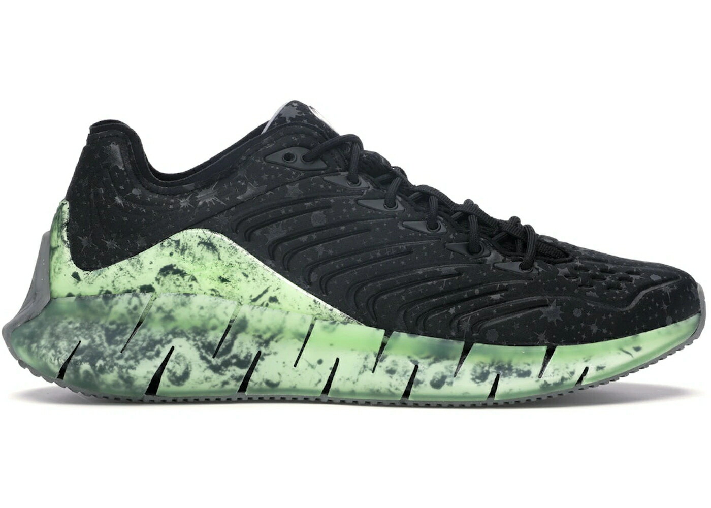リーボック ジグ クリーム 黒色 ブラック 緑 グリーン アイスクリーム スニーカー メンズ REEBOK ZIG KINETICA BBC ICE CREAM / BLACK GREEN