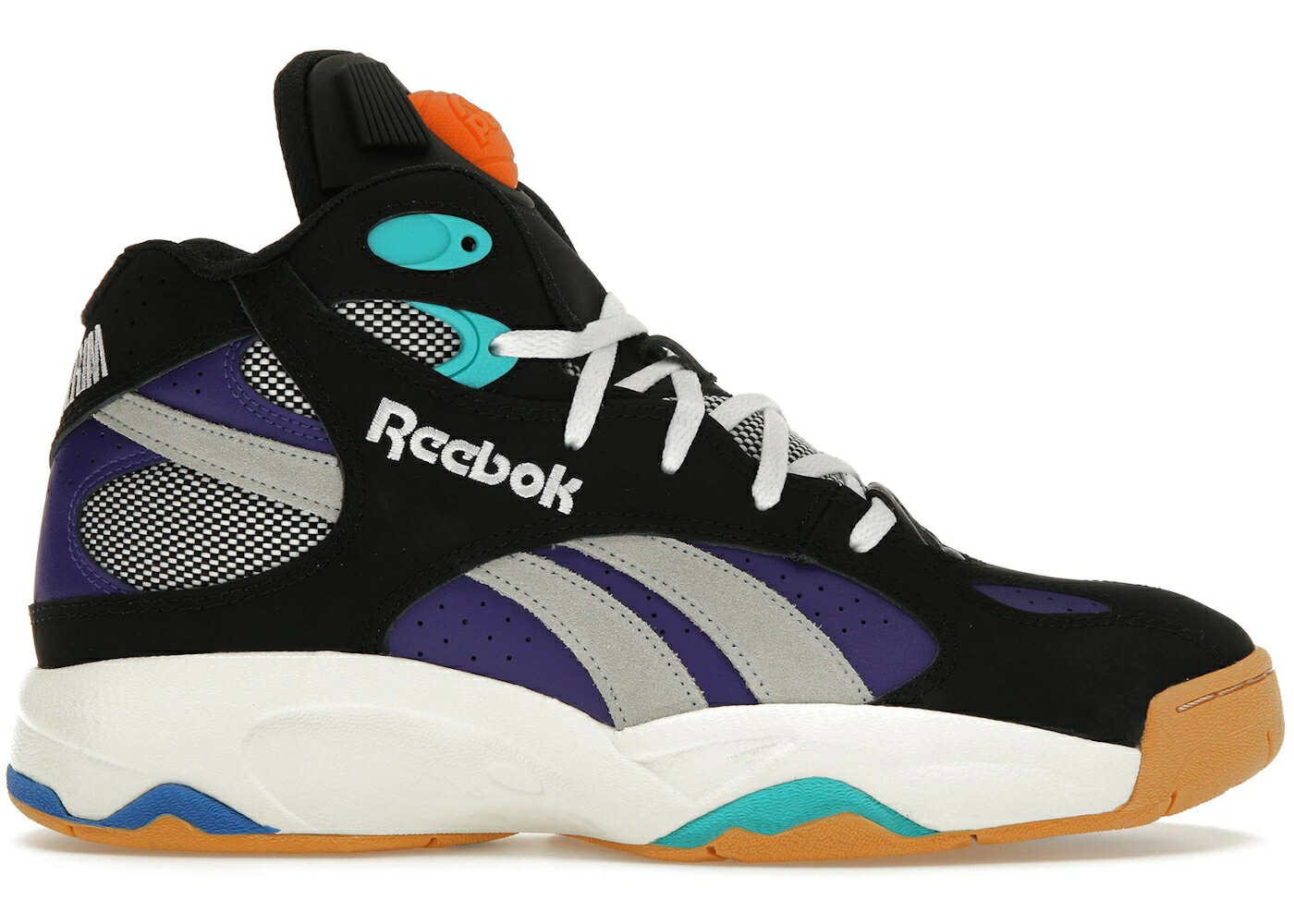 リーボック ポンプ 黒色 ブラック 紫 パープル コア スニーカー メンズ REEBOK ATR PUMP VERTICAL BLACK BOLD PURPLE / CORE BLACK BOLD PURPLE FOOTWEAR