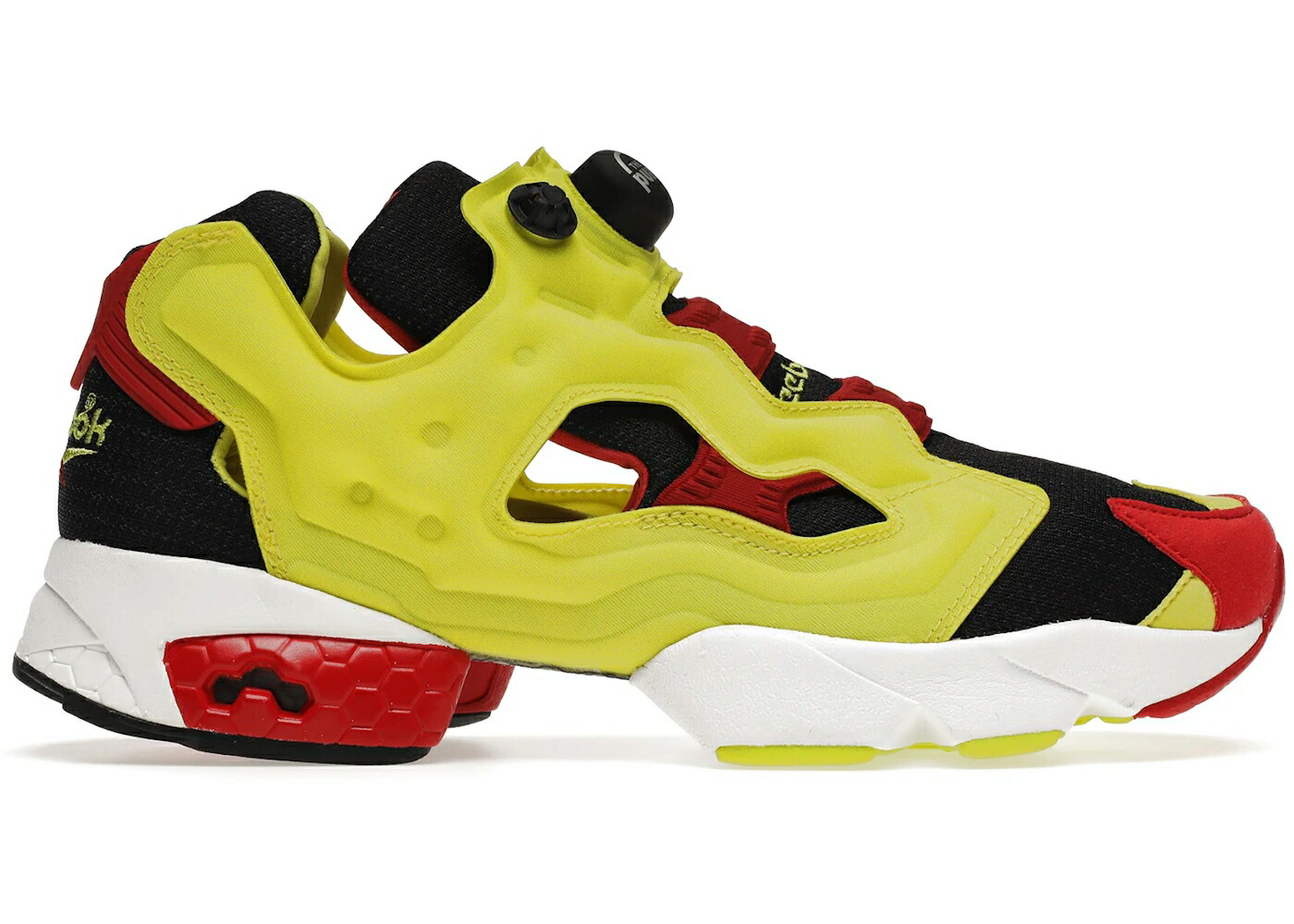 リーボック 黒いこと 黒いこと 緑 緑であること 赤 赤いこと インスタポンプフューリー スニーカー メンズ REEBOK INSTAPUMP FURY PROTOTYPE CITRON / BLACK HYPER GREEN REEBOK RED