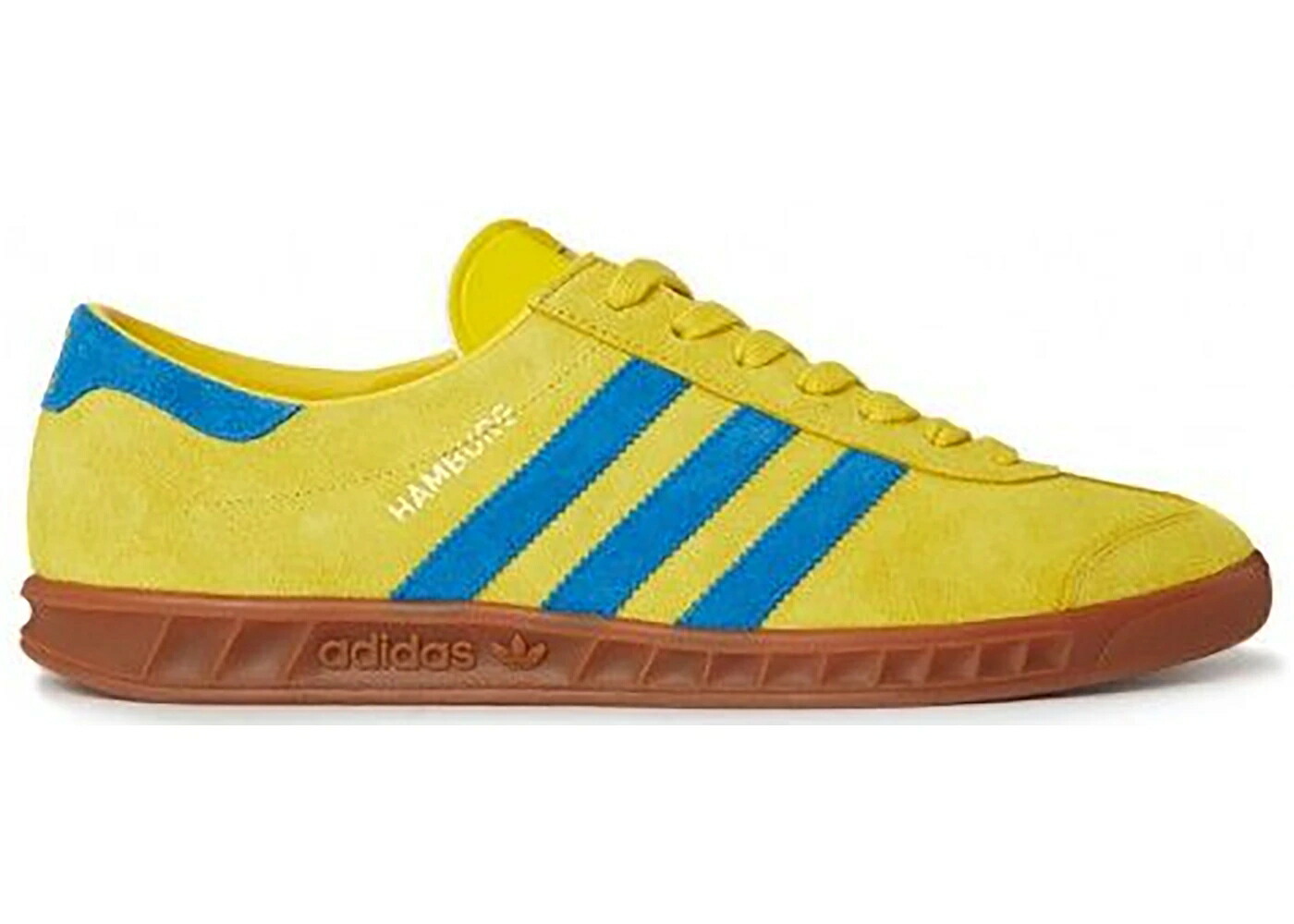 アディダス トライブ 黄色 イエロー ブルーバード スニーカー メンズ ADIDAS HAMBURG TRIBE YELLOW BLUEBIRD / TRIBE YELLOW BLUEBIRD METALLIC