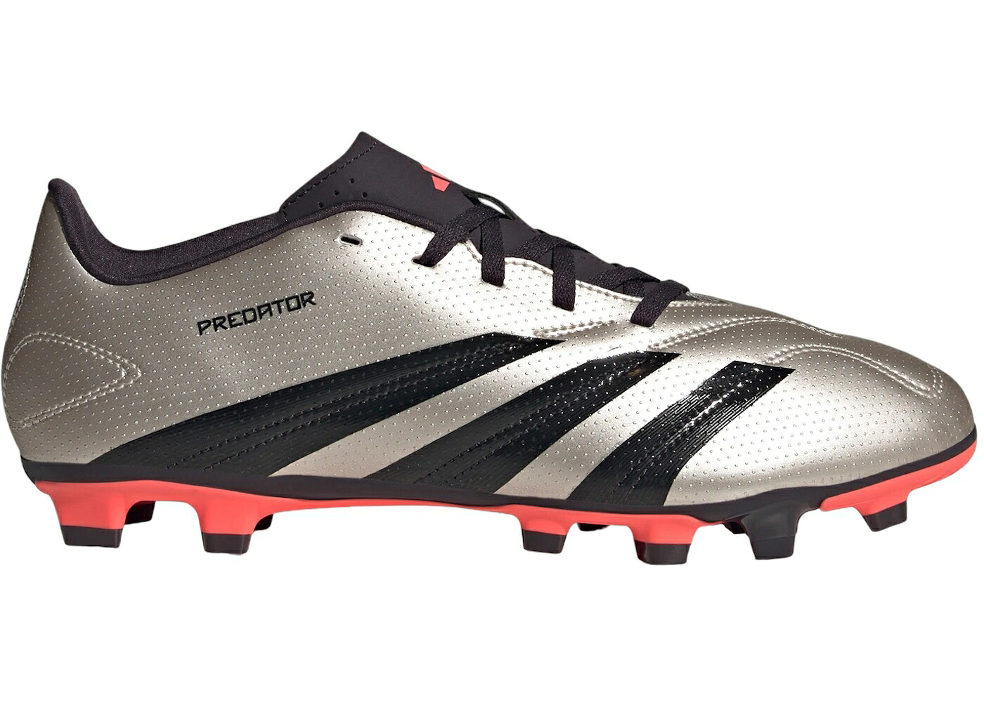 アディダス プレデター 野球クラブ プラチナム 黒いこと 黒いこと ターボ スニーカー メンズ ADIDAS PREDATOR CLUB MULTI-GROUND PLATINUM METALLIC AURORA BLACK TURBO / PLATINUM METALLIC AURORA BLACK