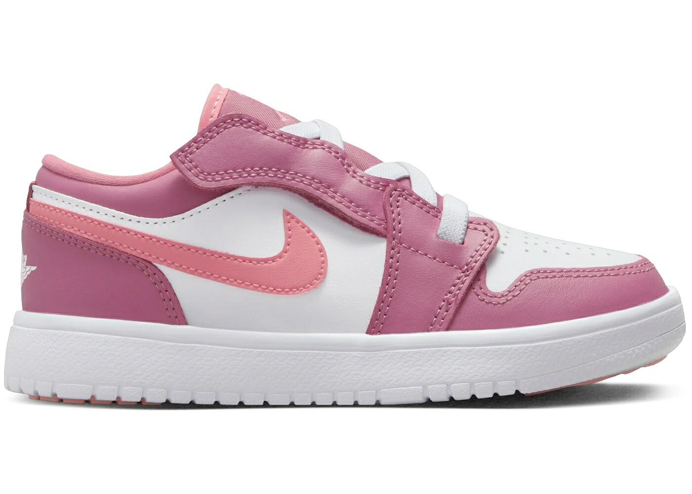ナイキ ジョーダン 白色 ホワイト ジュニア キッズ JORDAN 1 LOW ALT DESERT BERRY WHITE CORAL CHALK (PS) / DESERT BERRY WHITE CORAL CHALK ベビー マタニティ スニーカー｜スニケス